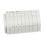 Flexible aluminum PCB with polyimide substrate