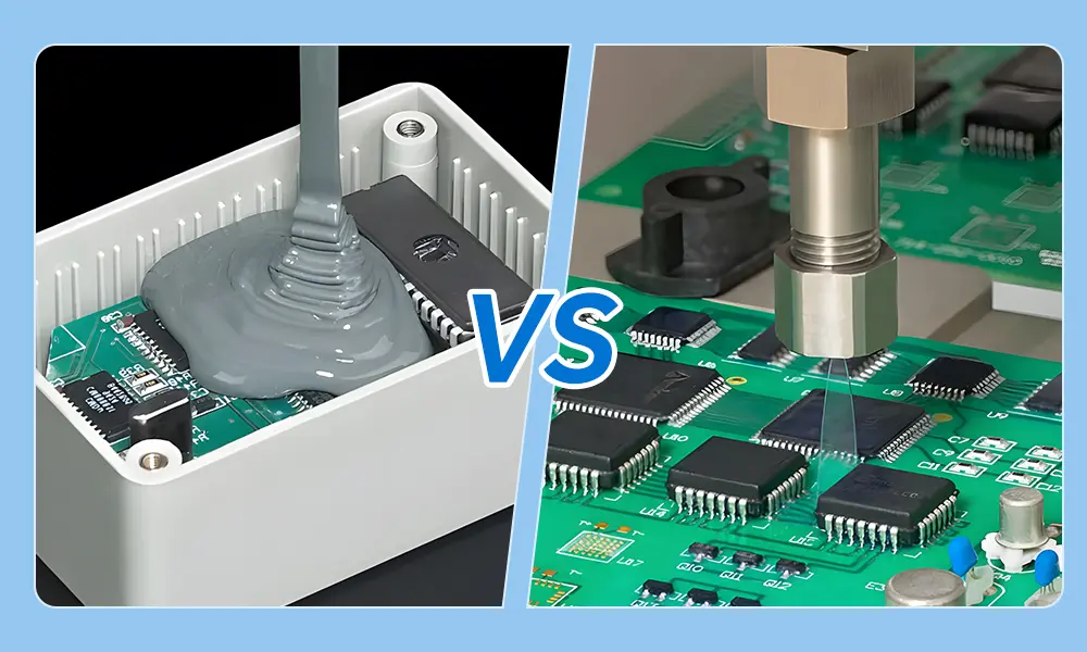 PCB Potting vs. Conformal Coating