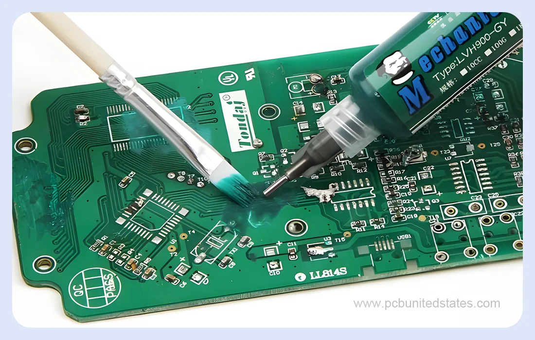 Apply PCB Solder Mask