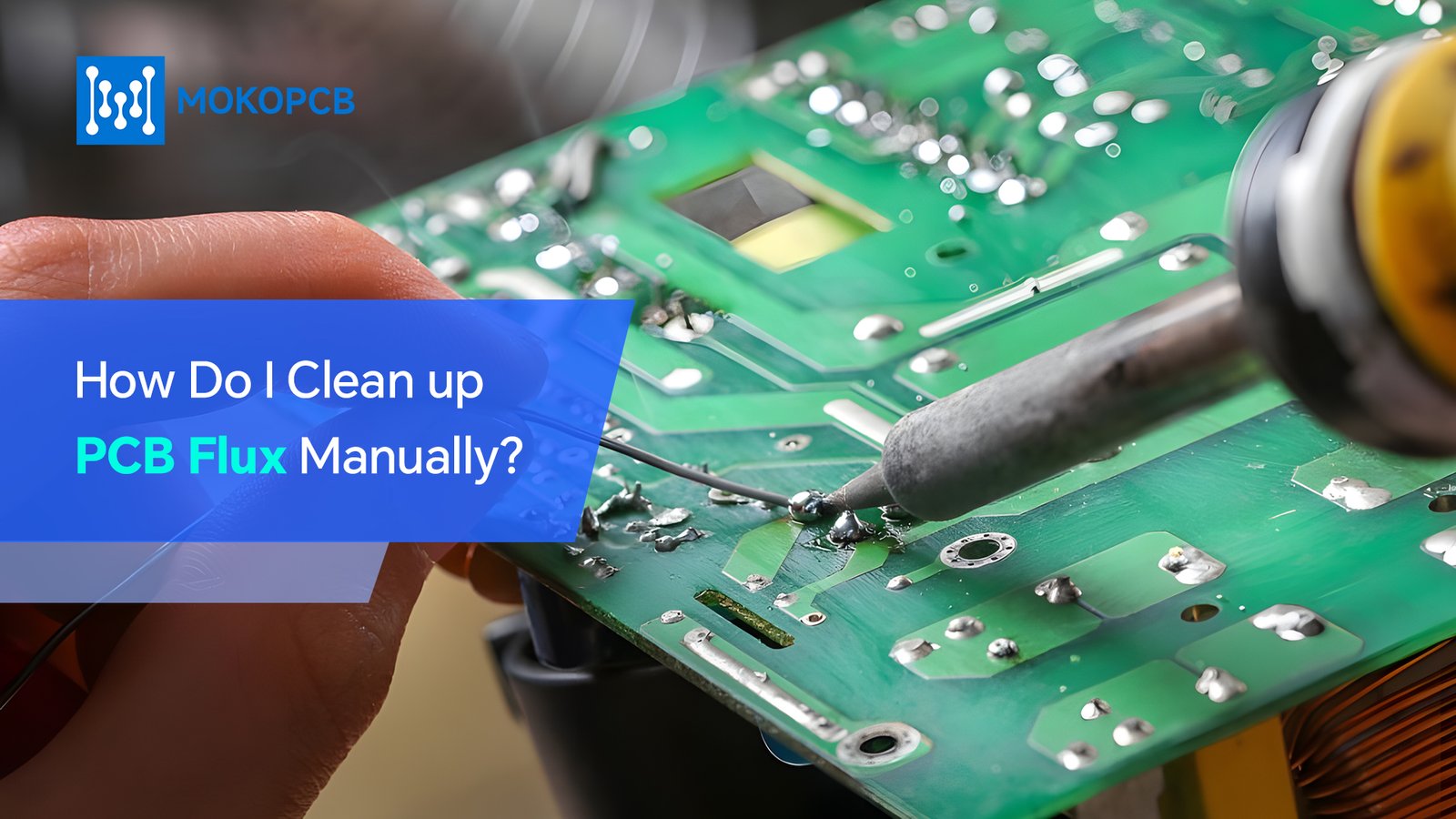 How to Clean up PCB Flux Manually?