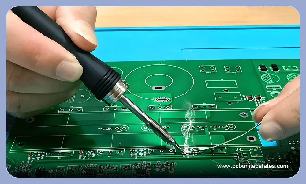 Manual SMD Soldering with a Soldering Iron