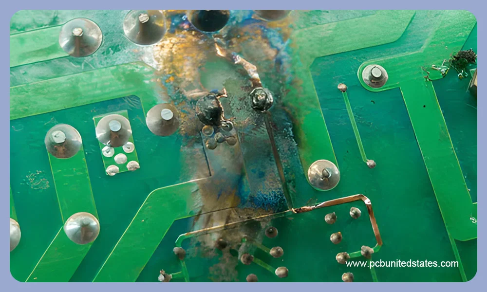 repair circuit boards-damage signs